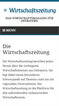 Mobile Screenshot of die-wirtschaftszeitung.de